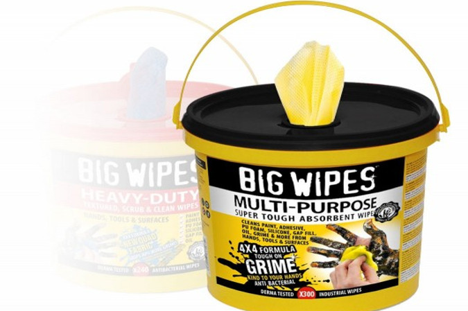 Siliconekit verwijderen multi prupose big wipes